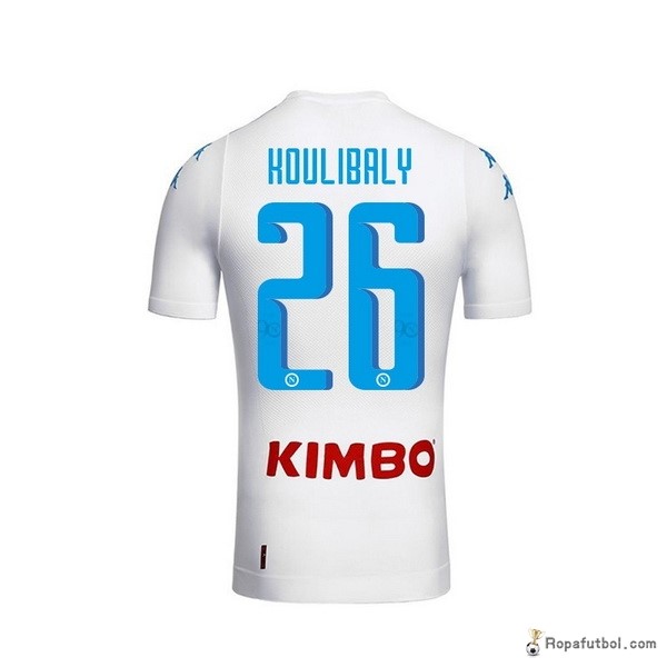 Camiseta Napoli Replica Segunda Ropa Koulibaly 2016/17 Blanco